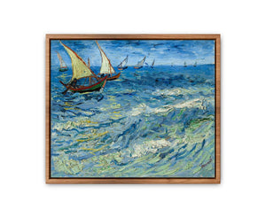 Seascape Boats Painting Painting