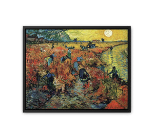 The Red Vineyard / Red Vineyard at Arles (Montmajour) canvas Print