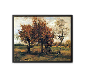 Autumn landscape / Autumn Landscape with Four Trees canvas Print