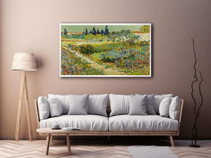 Garden At Arles By Van Gogh Painting