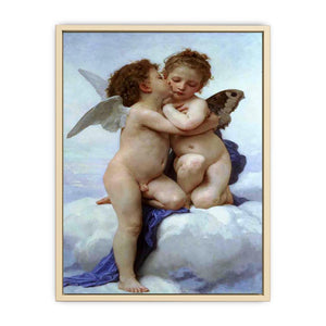 L'Amour et Psyche, enfants (Cupid and Psyche as Children) Art Print