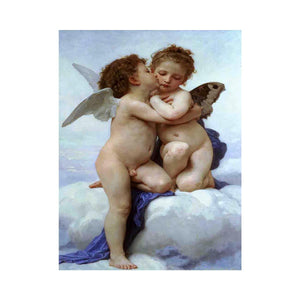 L'Amour et Psyche, enfants (Cupid and Psyche as Children) by William-Adolphe Bouguereau