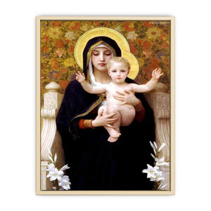 La Vierge au Lys (The Virgin of the Lilies) Art Print
