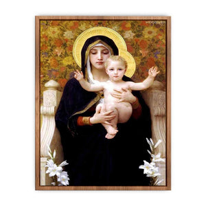 La Vierge au Lys (The Virgin of the Lilies) Poster