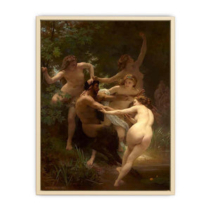 Nymphes et Satyre (Nymphs and Satyr) Art Print