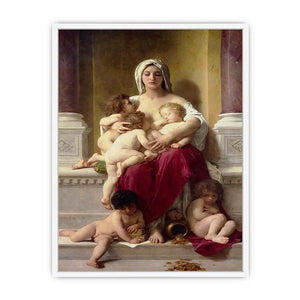 Charity 1878 Framed Print