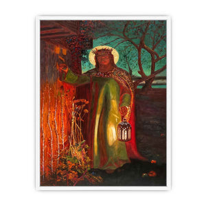 The Light of the World by William Holman Hunt Framed Print