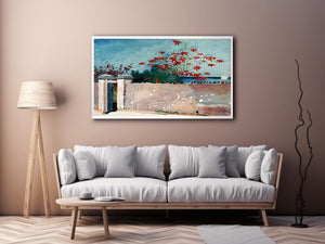A Wall, Nassau by Winslow Homer Painting
