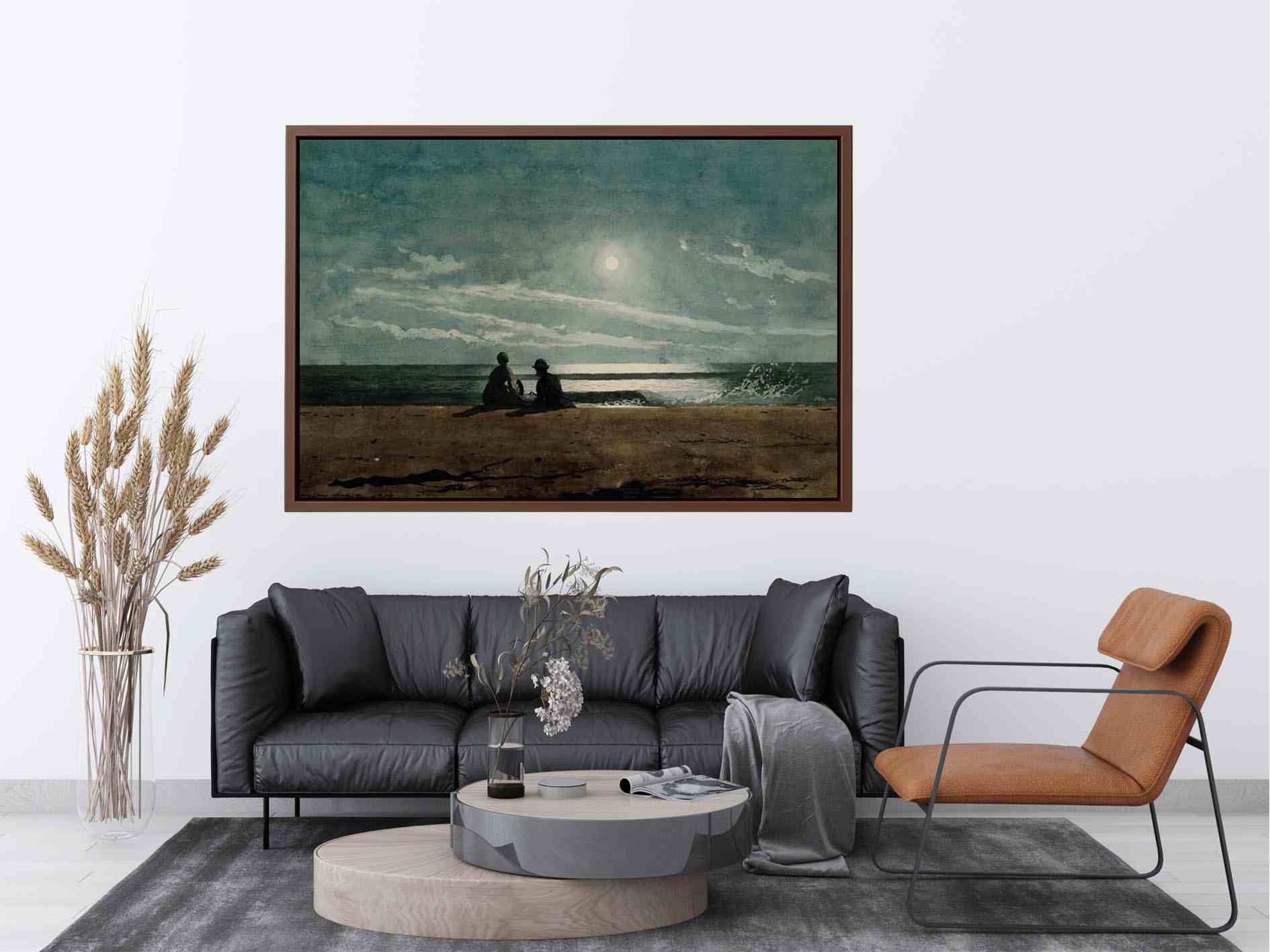 Moonlight by Winslow Homer Painting