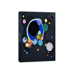 Several Circles by Wassily Kandinsky Painting