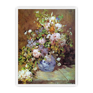 Spring Bouquet by Pierre Auguste Renoir Framed Print