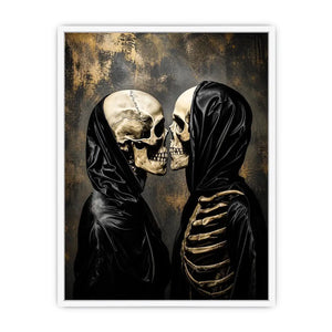 Intimate embrace of the forgotten skeletons