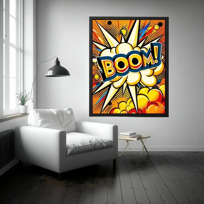 Explosive comic burst of excitement