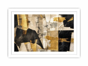 Muted textures with gilded accents