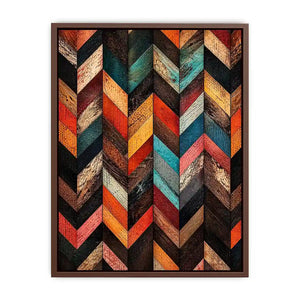 Rustic wood chevron design pattern