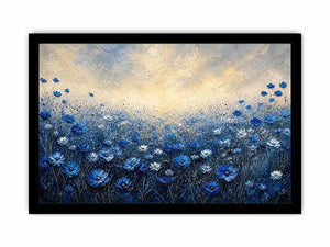Serene wildflower meadow at dawn