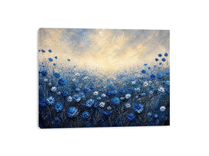 Serene wildflower meadow at dawn
