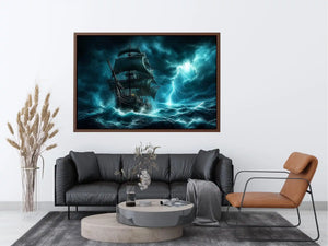 Stormy voyage on a turbulent sea