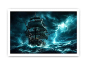 Stormy voyage on a turbulent sea