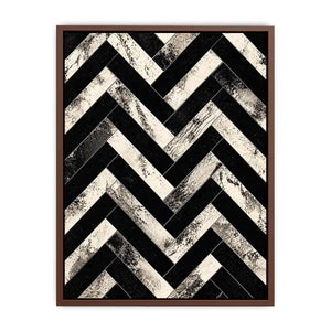 Geometric chevron pattern with textured details