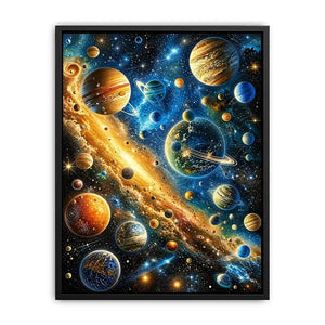 Galactic wonders in vivid hues
