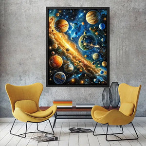 Galactic wonders in vivid hues