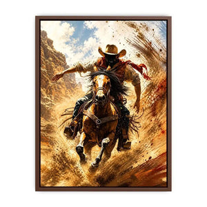 Galloping through the desert dust