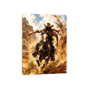 Galloping through the desert dust