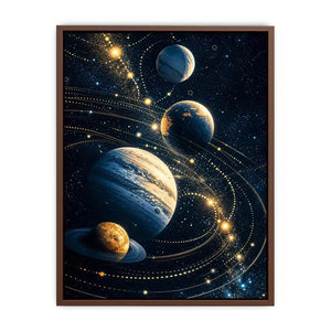 Golden orbits in a cosmic dance