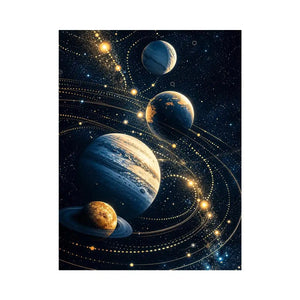 Golden orbits in a cosmic dance