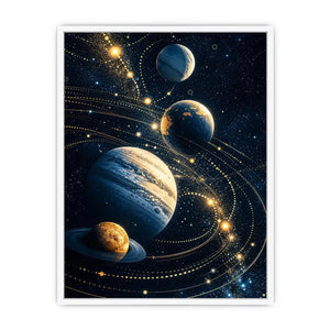 Golden orbits in a cosmic dance