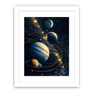 Golden orbits in a cosmic dance