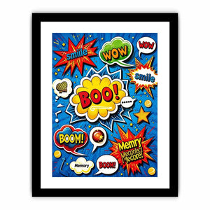 Explosive pop art sound effects
