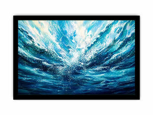 Turbulent wave in motion