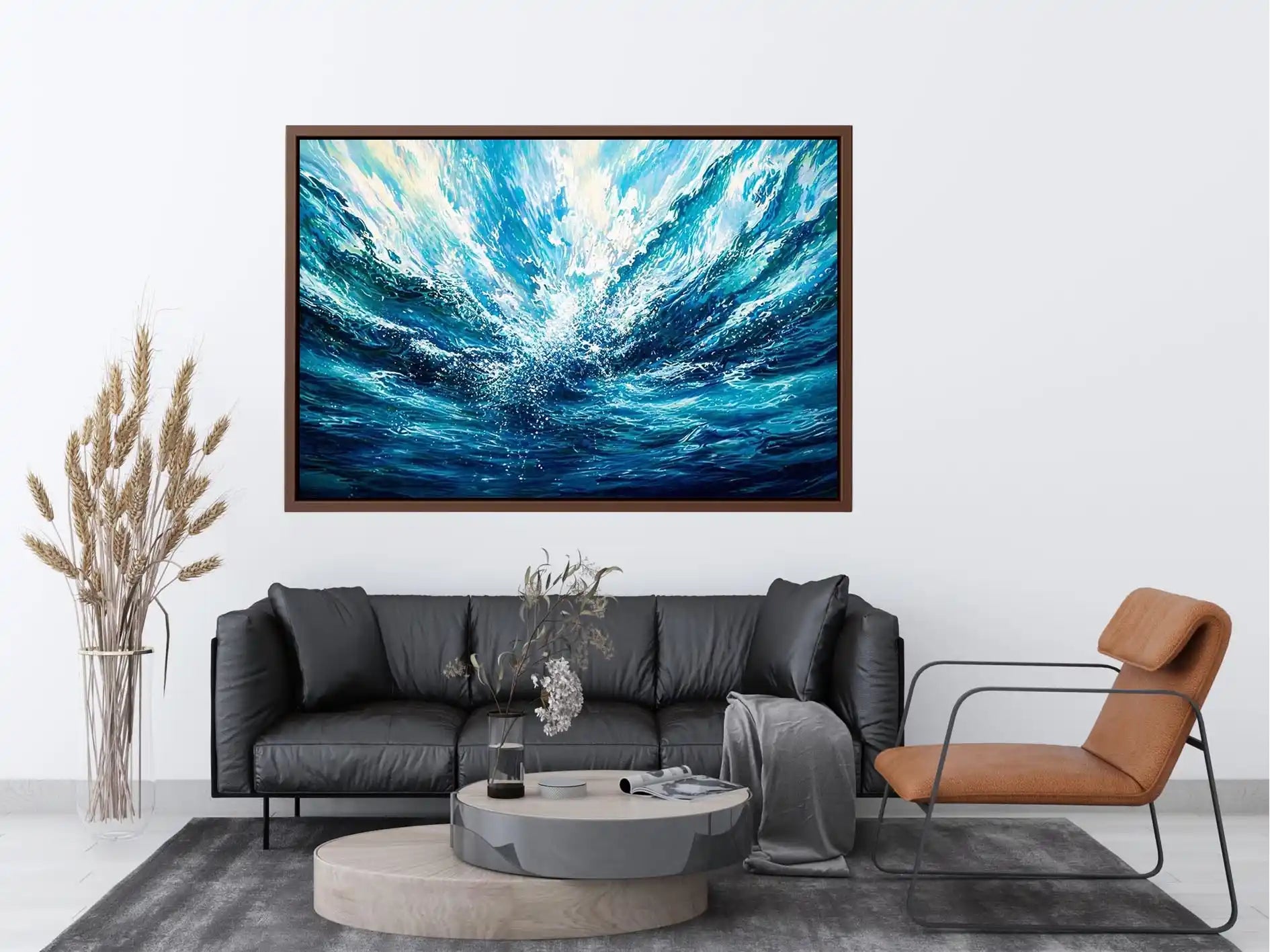 Turbulent wave in motion
