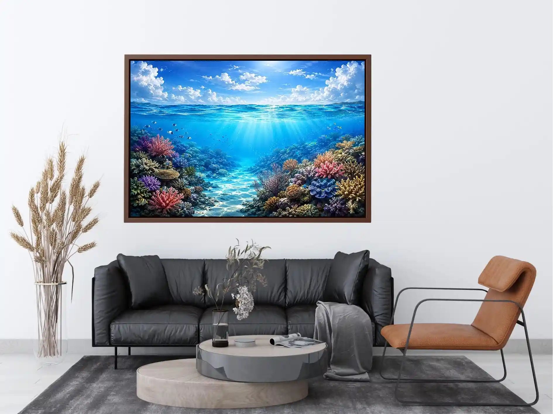 Tropical sea and coral beauty