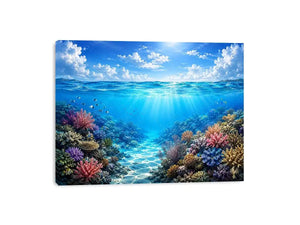 Tropical sea and coral beauty