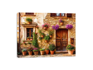 Charming Mediterranean village house exterior