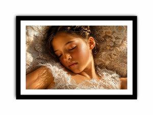 Gentle slumber in soft lace