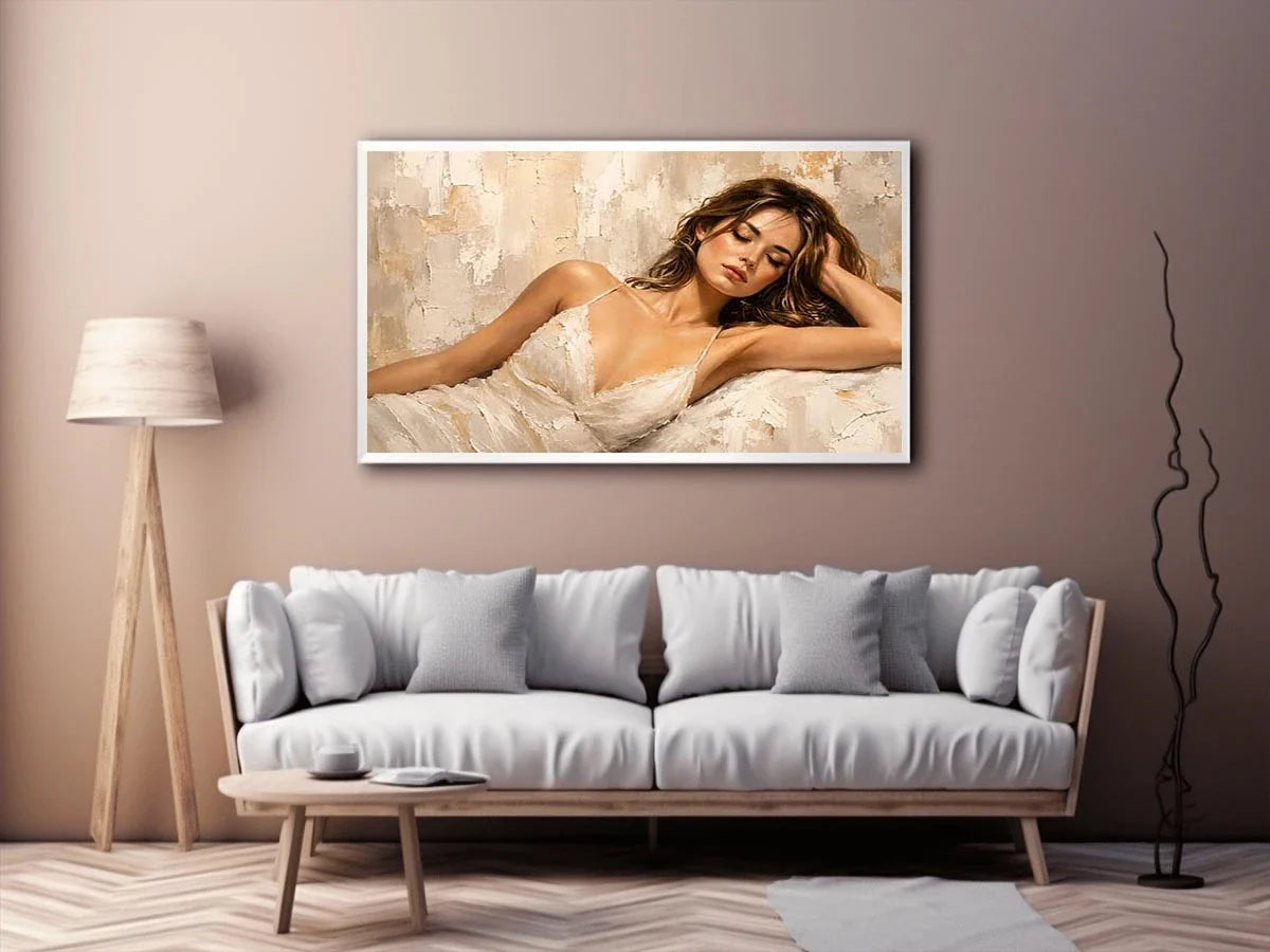 Serene repose in warm tones