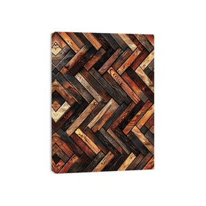 Warm herringbone wood texture background