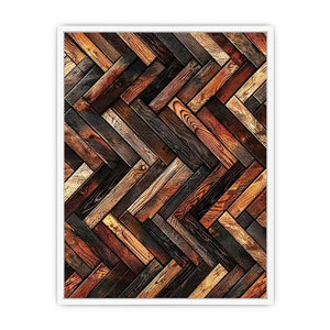 Warm herringbone wood texture background