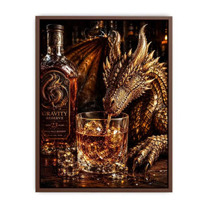 Dragon at the whiskey bar