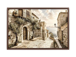 Mediterranean village by the sea