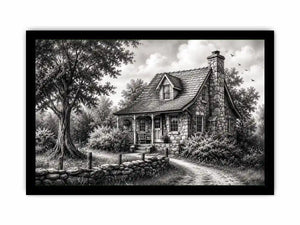 Cozy cottage in a serene countryside