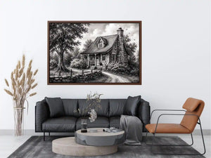 Cozy cottage in a serene countryside