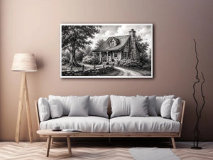 Cozy cottage in a serene countryside
