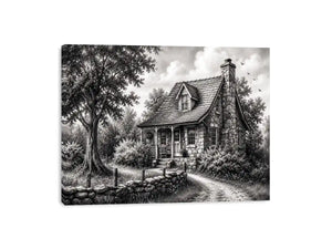 Cozy cottage in a serene countryside