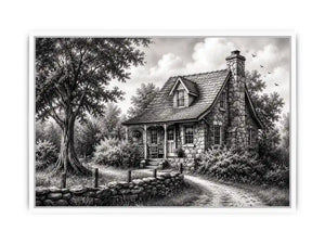 Cozy cottage in a serene countryside
