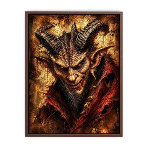Fiery glare of the demon